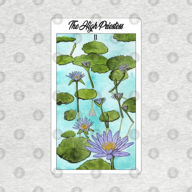 The High Priestess Lotus Card by Heather Dorsch Creations